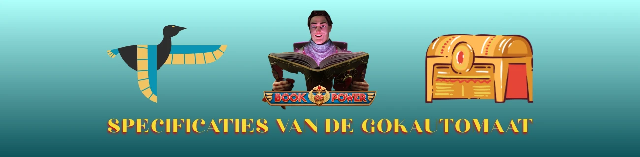 Specificaties van de gokautomaat Book of power